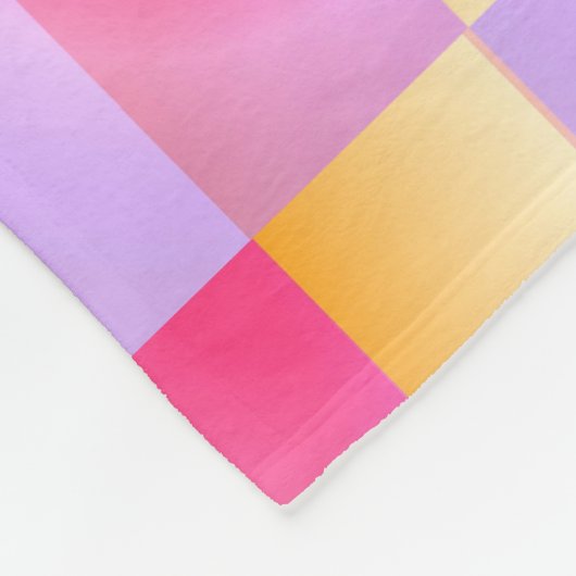 Couverture Polaire Formes géométriques de dégradé (Coin)