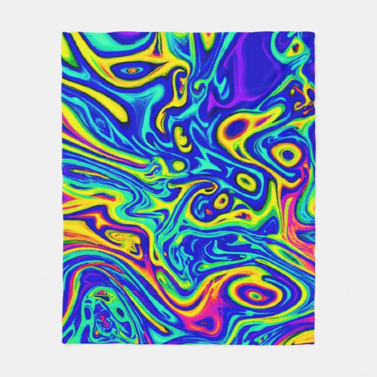 Couverture Polaire Formes Motifs d'art design (Devant)