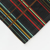 Couverture Polaire Formes triangulaires triangulaires avec initiales  (Coin)