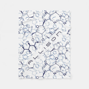 Couverture Polaire Formule chimique Chimie Cadeaux personnalisés