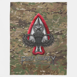 Couverture Polaire Fort Liberty Camo