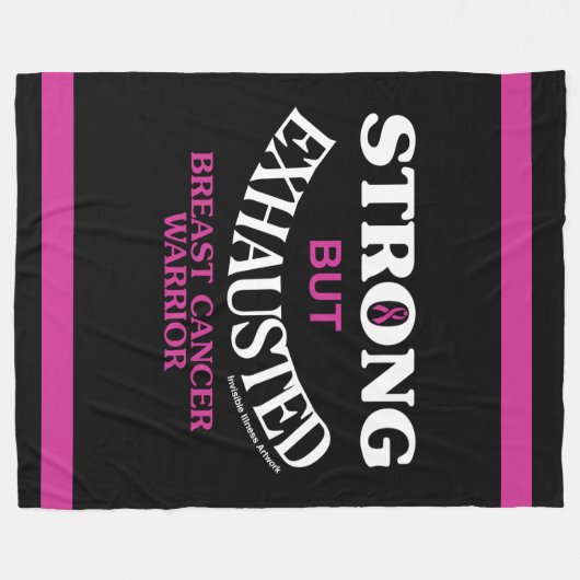 Couverture Polaire FORT, mais EXHAUSTÉ...Cancer du sein (Devant (Horizontal))