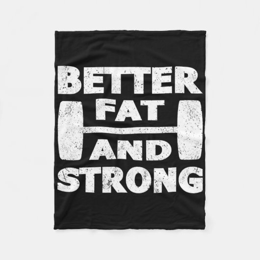 Couverture Polaire Forte Tenue Meilleure Graisse Et Puisseuse (Devant)