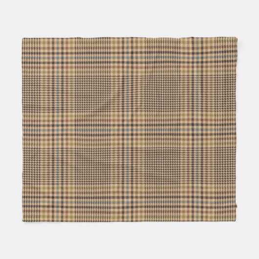 Couverture Polaire Forth Antique Glen Check Plaid Motif (Devant (Horizontal))