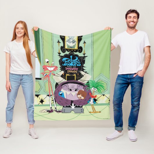 Couverture Polaire Foster's Home for Imaginary Friends | Groupe Hug (En situation)