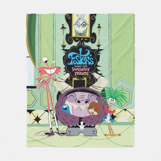 Couverture Polaire Foster's Home for Imaginary Friends | Groupe Hug (Devant)