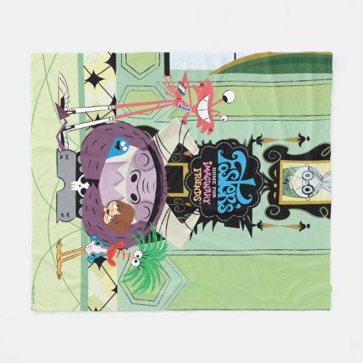 Couverture Polaire Foster's Home for Imaginary Friends | Groupe Hug (Devant (Horizontal))