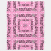 Couverture Polaire Foulard rose (Devant)