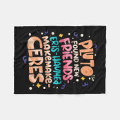 Couverture Polaire Found New Friends Funny Science Quotes Planets  (Devant (Horizontal))