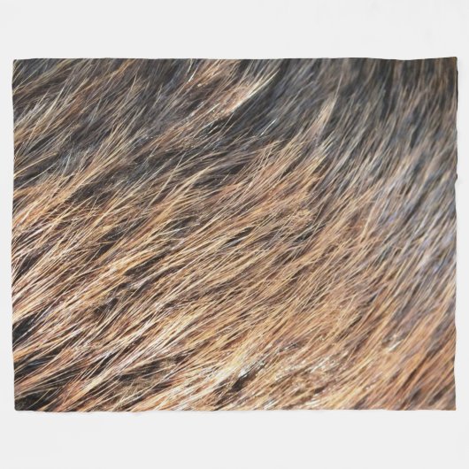 COUVERTURE POLAIRE FOURRURE DE CASTOR (Devant (Horizontal))