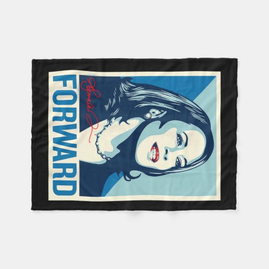Couverture Polaire Foward Kamala Portrait (Devant (Horizontal))