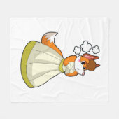 Couverture Polaire Fox as Bride with Wedding dress.PNG (Devant (Horizontal))