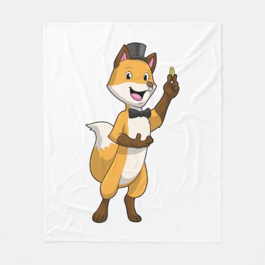 Couverture Polaire Fox en Groom avec anneau Mariage (Devant)