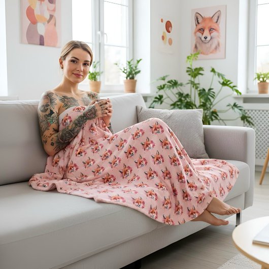 Couverture Polaire Fox Fleece Blanket