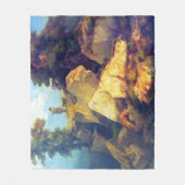 Couverture Polaire Fox Hunt Josef Navrátil Après 1850 Fleece Blanket (Devant)