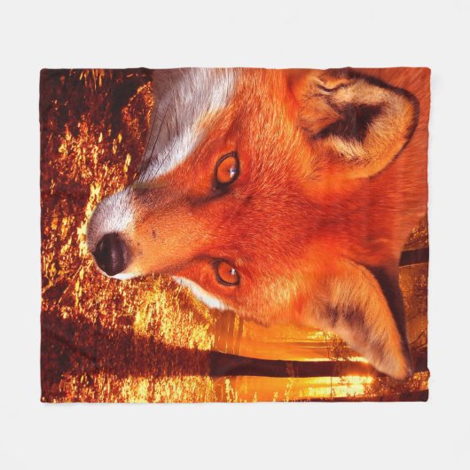 Couverture Polaire Fox rouge (Devant (Horizontal))