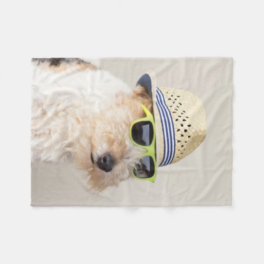 Couverture Polaire Fox Terrier (Devant (Horizontal))