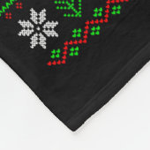 Couverture Polaire Fox Ugly Xmas Sweater Funny Fox Animal Merry Chris (Coin)