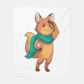 Couverture Polaire Fox with Scarf (Devant)