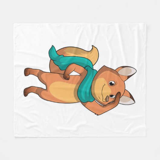 Couverture Polaire Fox with Scarf (Devant (Horizontal))
