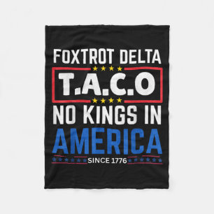 Couverture Polaire Foxtrots Delta Taco King en Amérique depuis 1776 4