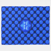 Couverture Polaire Fractal Bluestar (Devant (Horizontal))
