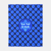 Couverture Polaire Fractal Bluestar (Devant)