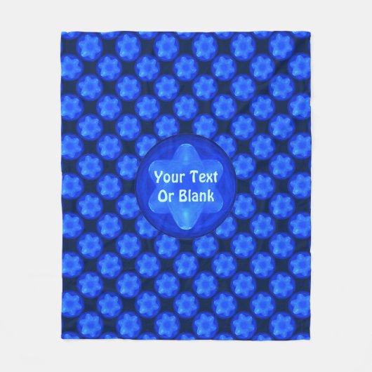 Couverture Polaire Fractal Bluestar (Devant)