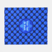 Couverture Polaire Fractal Bluestar (Devant (Horizontal))