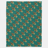 Couverture Polaire Fractal Inuit Hunter (Devant)