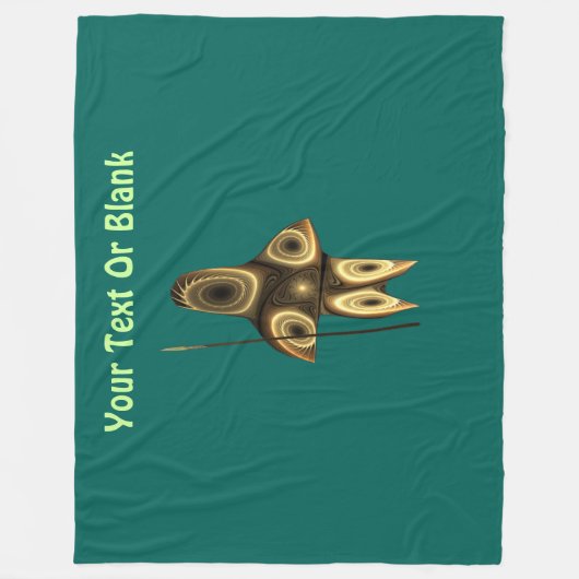 Couverture Polaire Fractal Inuit Hunter (Devant)