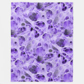 Couverture Polaire Fractal Spiderweb Abstrait - Motif sans couture 1 (Devant)