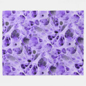 Couverture Polaire Fractal Spiderweb Abstrait - Motif sans couture 1 (Devant (Horizontal))
