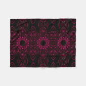 Couverture Polaire Fractale Abstraite (Devant (Horizontal))