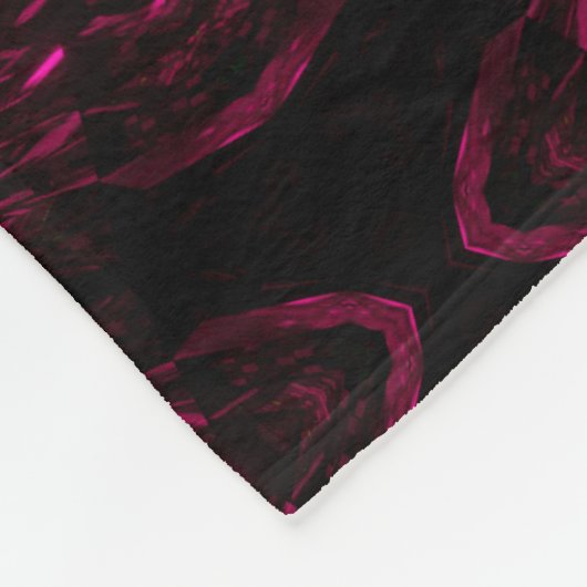 Couverture Polaire Fractale Abstraite (Coin)