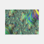 Couverture Polaire Fractale colorée (Devant (Horizontal))