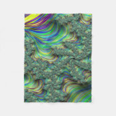 Couverture Polaire Fractale colorée (Devant)