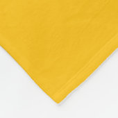 Couverture Polaire Fractale jaune avec fond orange (Coin)