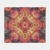 Couverture Polaire Fractale Royale | (Devant (Horizontal))