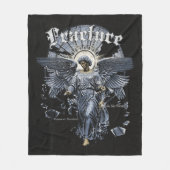 Couverture Polaire Fracture - Conception de streetwear gothique (Devant)