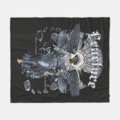 Couverture Polaire Fracture - Conception de streetwear gothique (Devant (Horizontal))