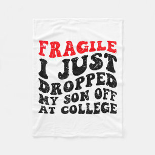 Couverture Polaire Fragile Je Viens De Laisser Mon Fils Au Collège Pa