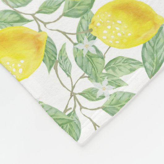 COUVERTURE POLAIRE FRAÎCHEMENT CITRONS (Coin)