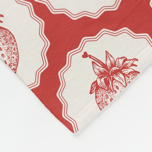 Couverture Polaire Fraise (Coin)