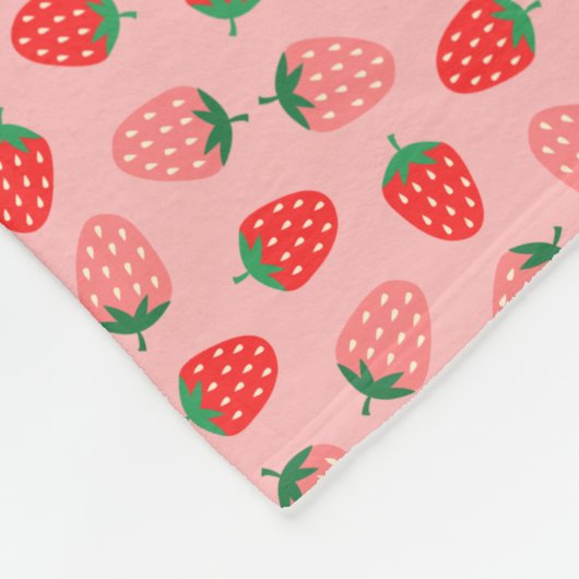 Couverture Polaire Fraise (Coin)