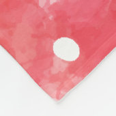 Couverture Polaire Fraise à l'aquarelle mignonne (Coin)