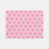Couverture Polaire Fraise Kawaii  (Devant (Horizontal))