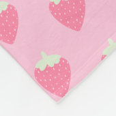 Couverture Polaire Fraise Kawaii  (Coin)