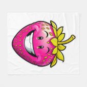 Couverture Polaire Fraise rose (Devant (Horizontal))