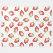 Couverture Polaire Fraises Fruits Rouges (Devant (Horizontal))
